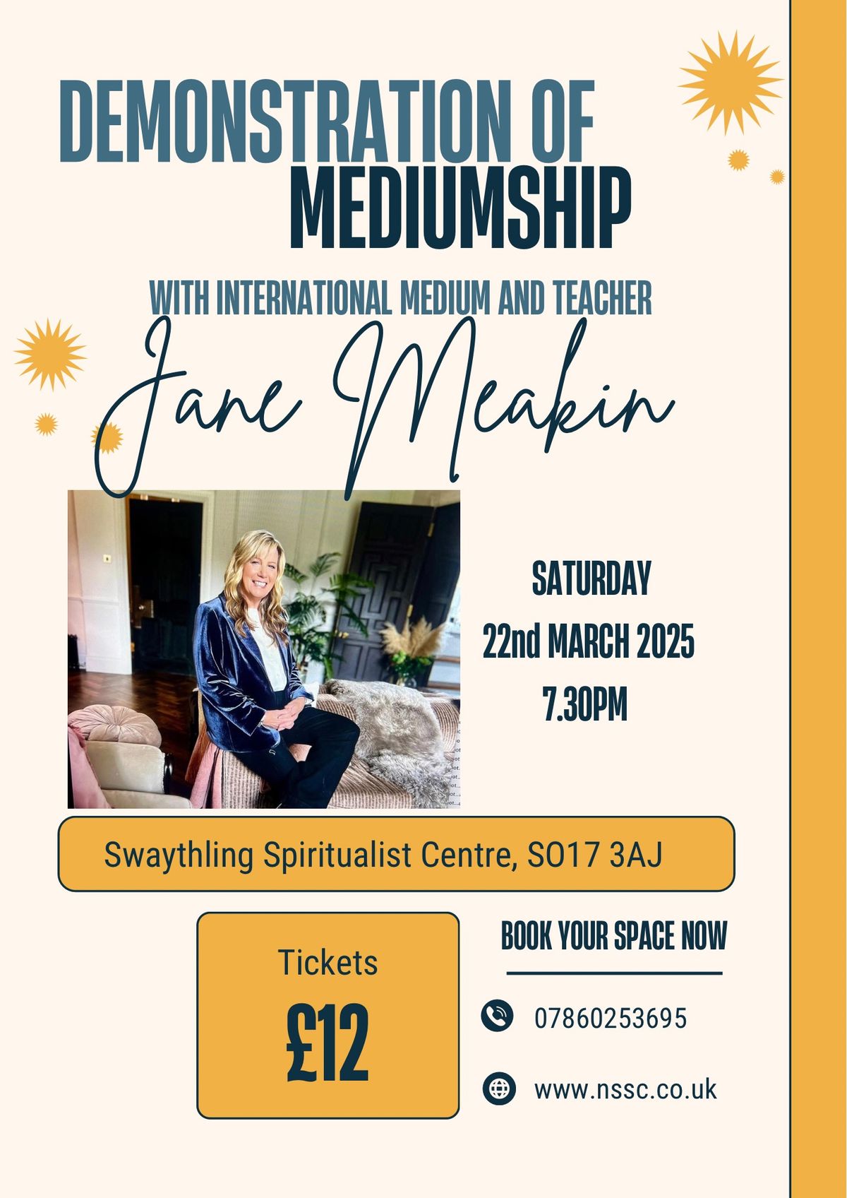 Demonstration of Mediumship with Jane Meakin