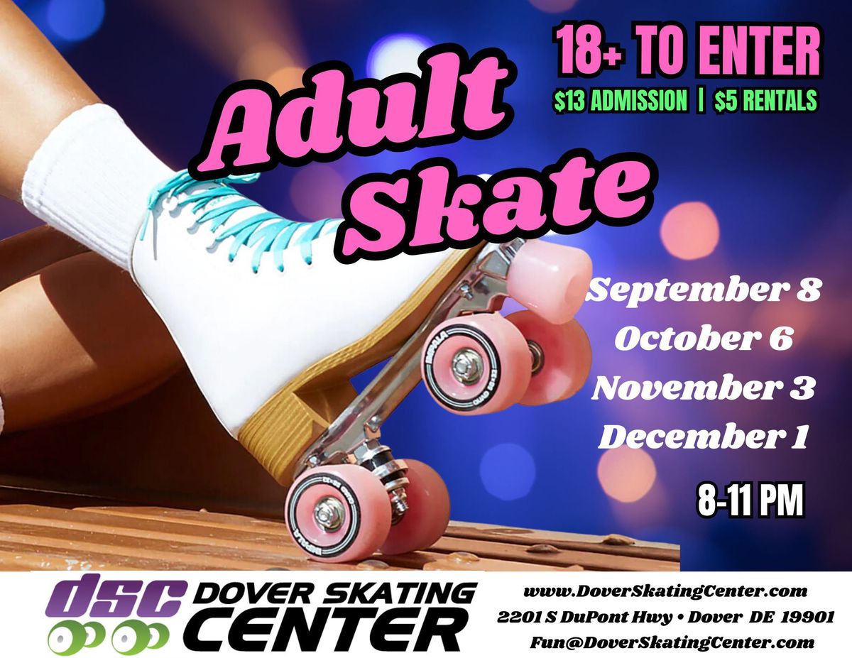 Adult Skate Night at Dover Skating Center