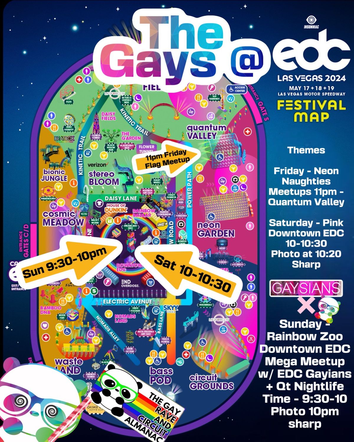 The Gays at EDC Las Vegas 2024 - EDC Gay Takeover - Themes, Meetups, Photos and More