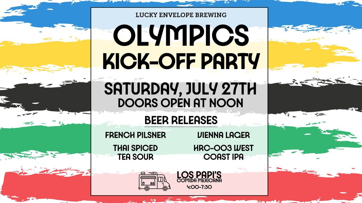 Olympics Kick-Off Party at Lucky Envelope Brewing