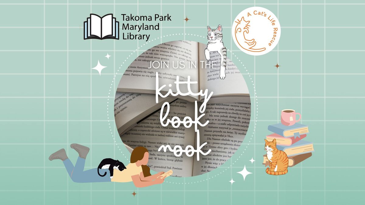 Kitty Book Nook at Takoma Park Library 