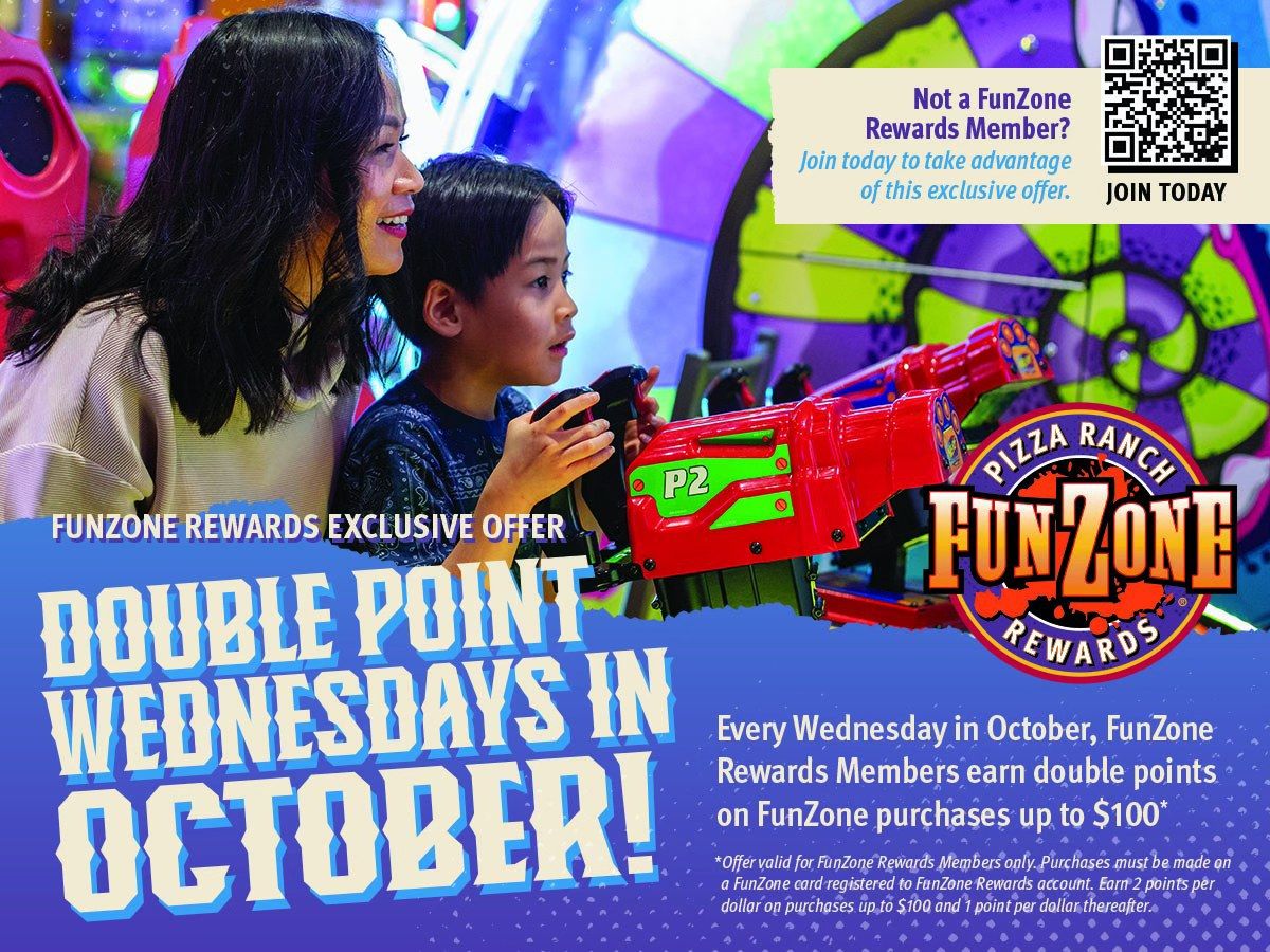 Double Points Wednesday in October!