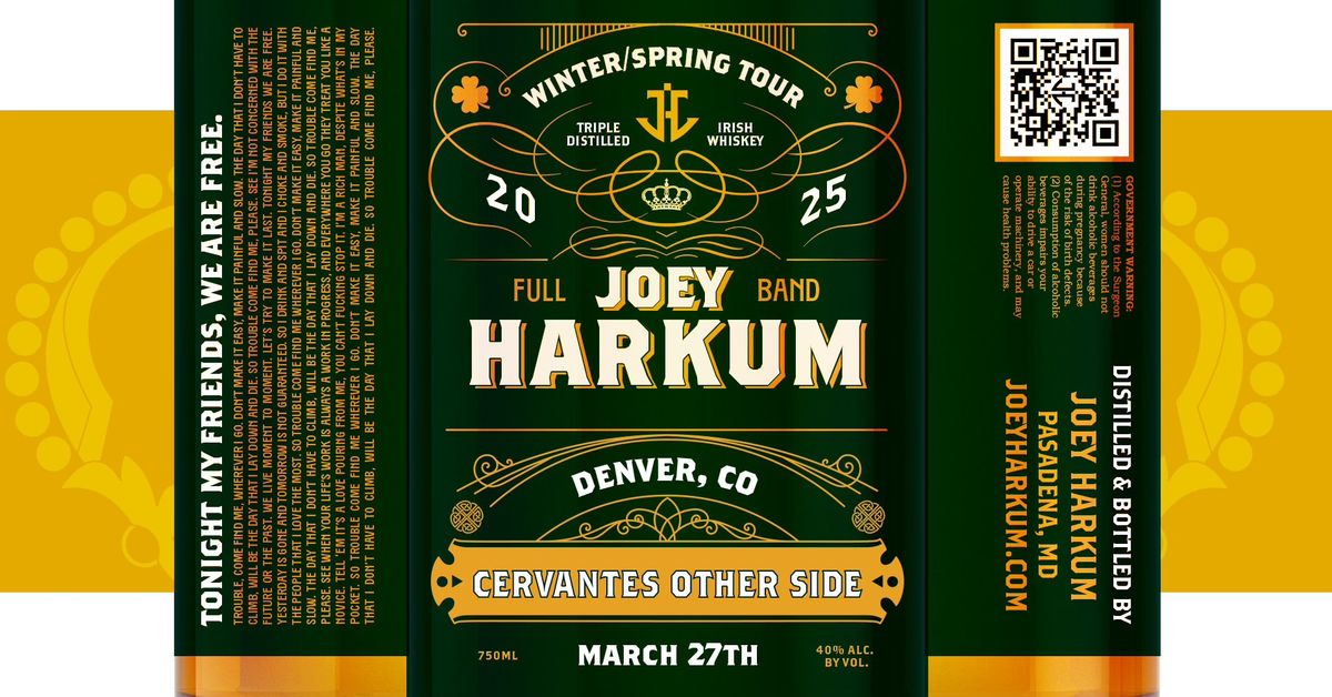 Joey Harkum (Full Band) w\/ Special Guests