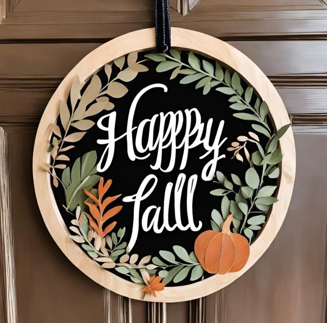 Fall Door Hanger Workshop