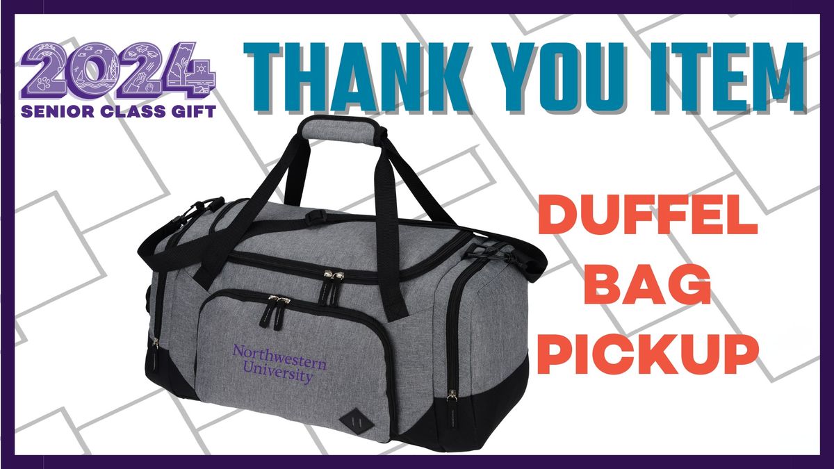 SCG Donor Thank You - Duffel Bag Pick Up