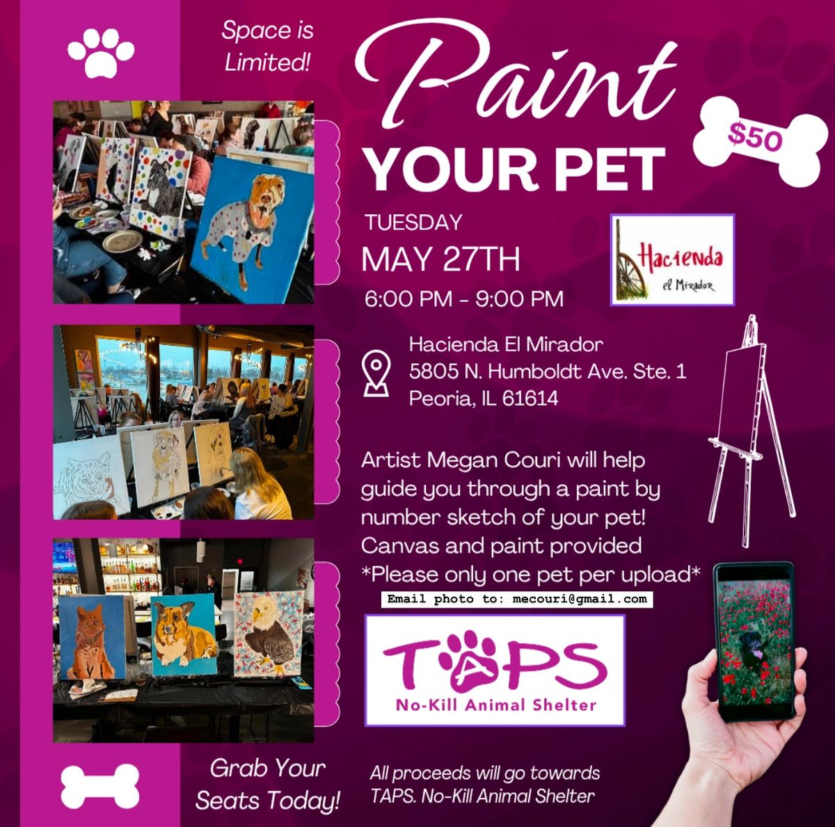 Paint your Pet benefitting TAPS