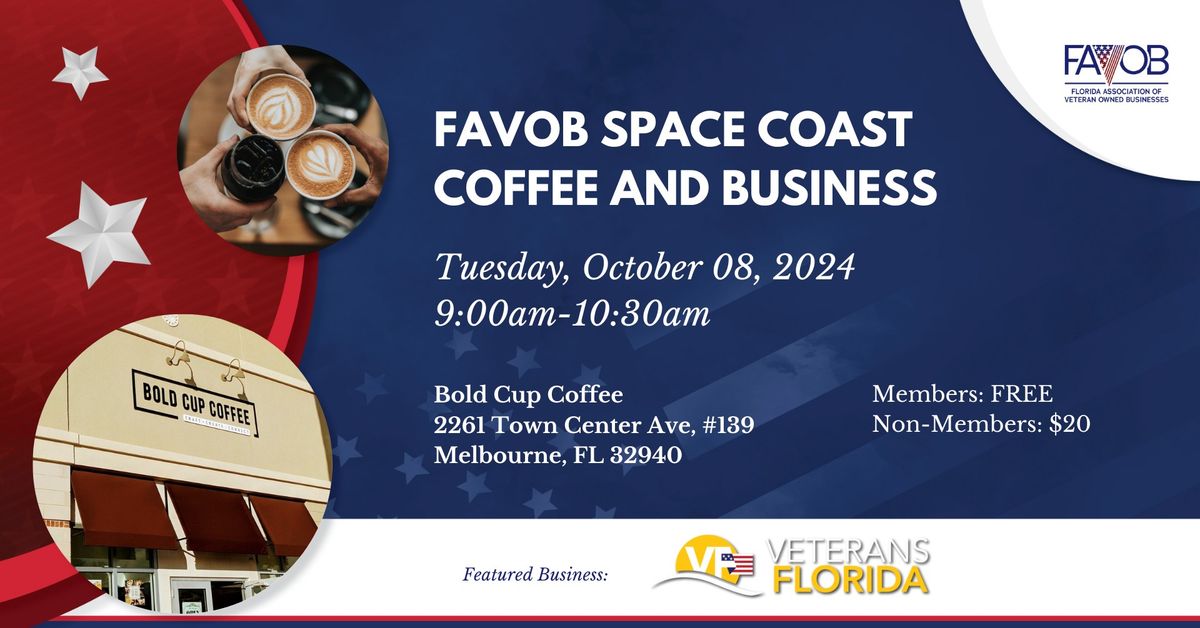 FAVOB SPACE COAST COFFEE AND BUSINESS