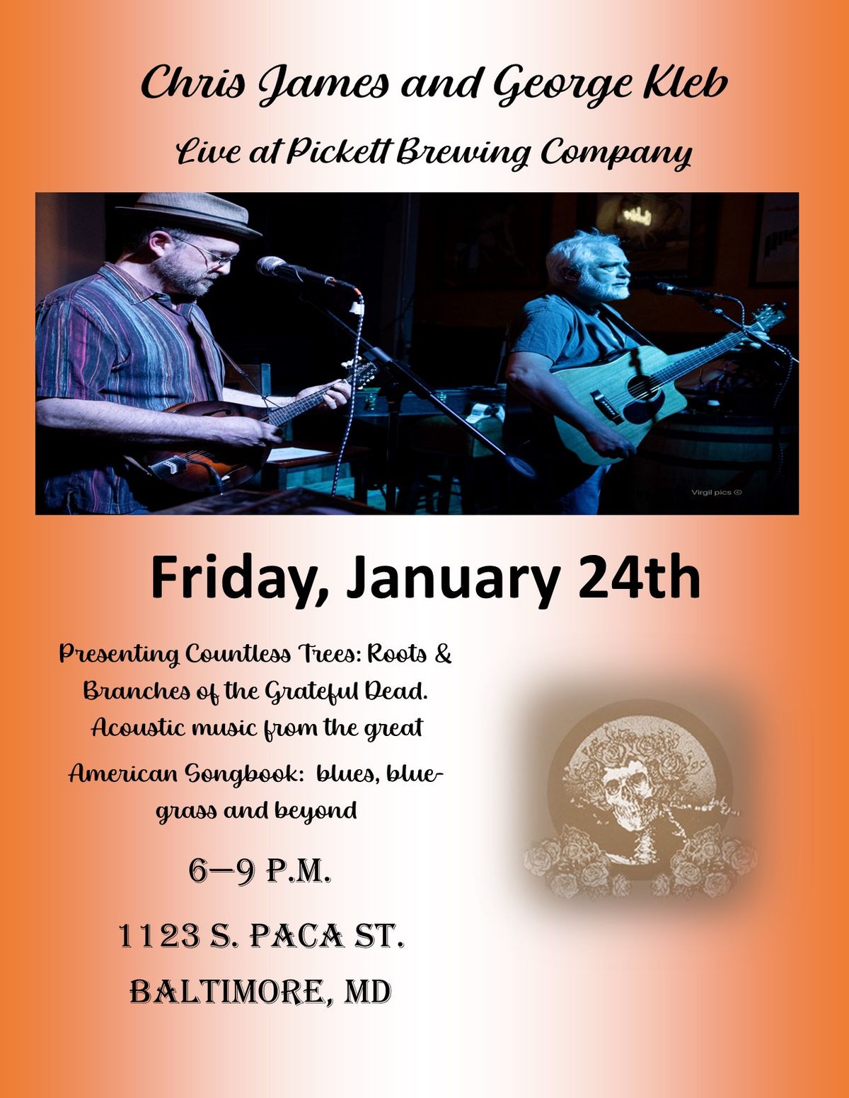 Chris James & George Kleb:  Countless Trees at Pickett Brewing Company