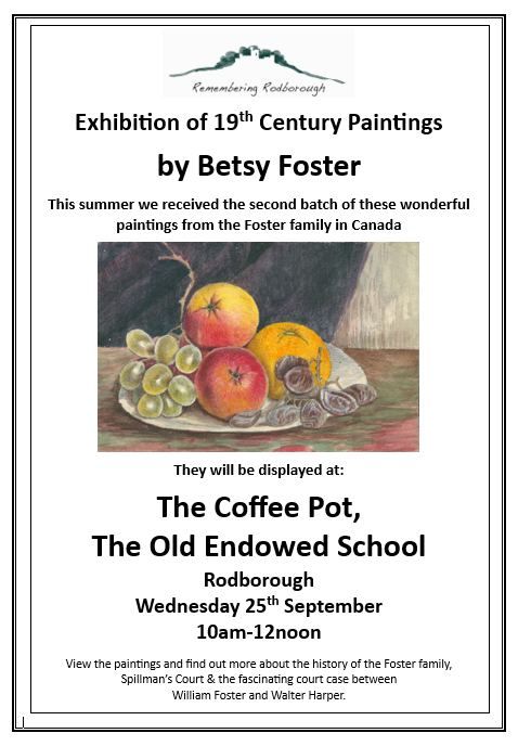 Exhibition of the 19th Century paintings of Stroud artist Betsy Foster