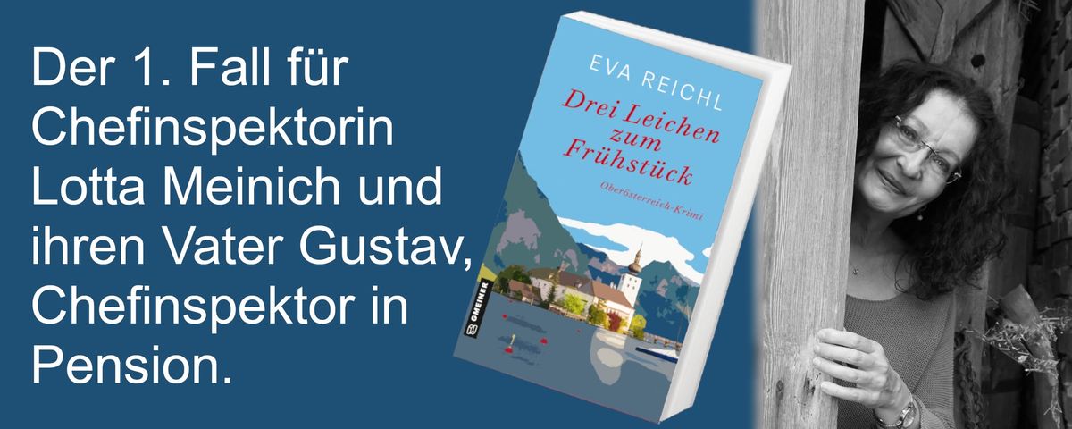 Drei Leichen zum Fr\u00fchst\u00fcck - Lesung mit Eva Reichl im Donaupark Mauthausen