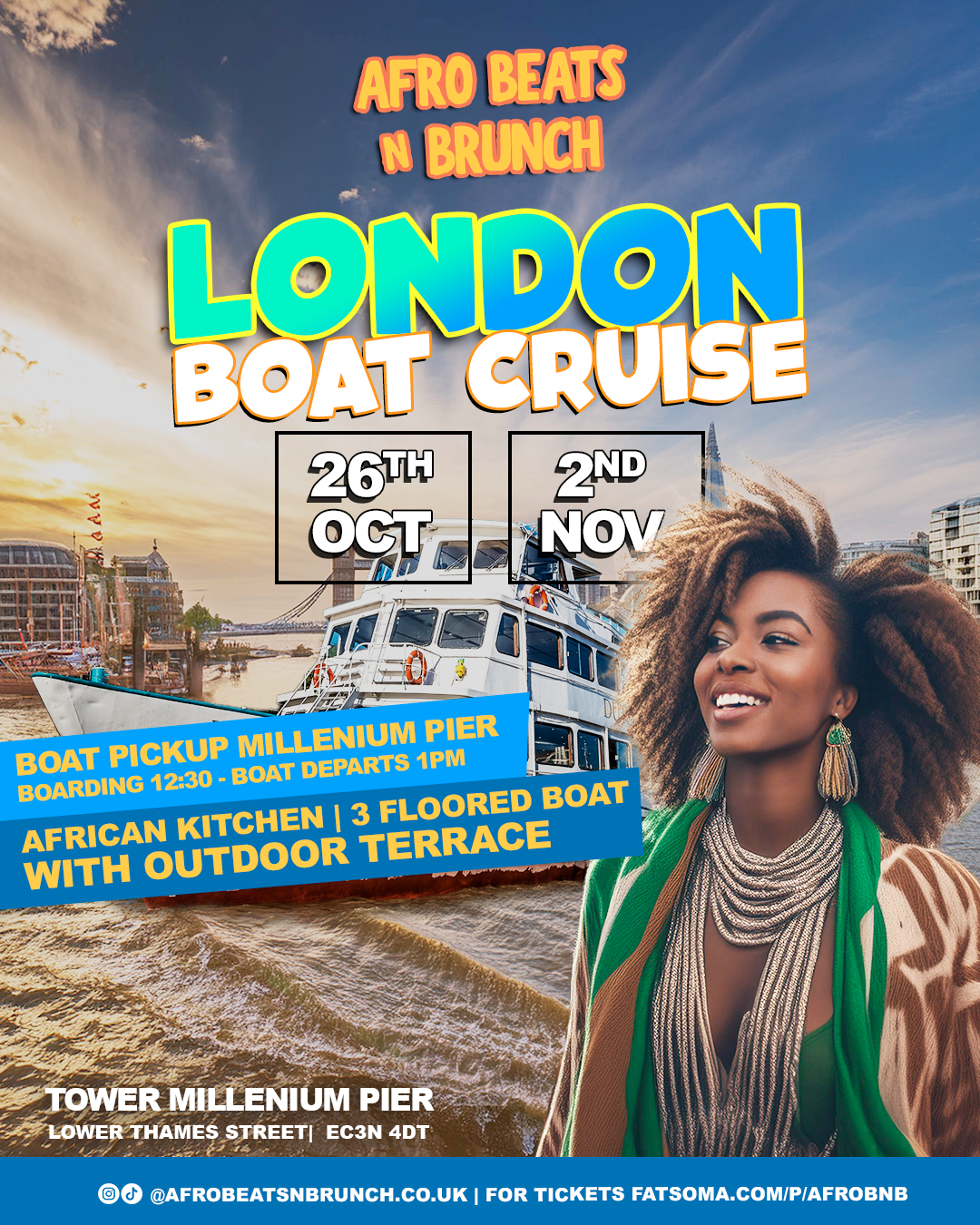 London Boat Cruise x AfrobeatsnBrunch (episode 2)