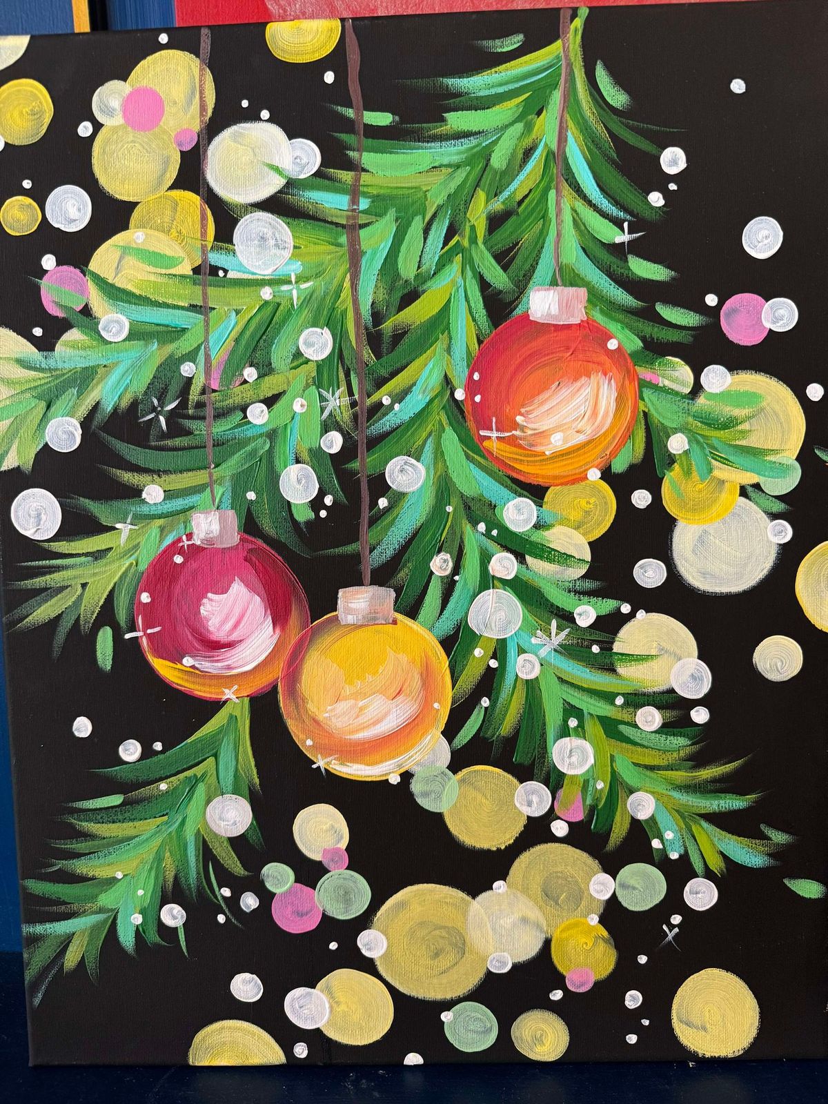 Deck the Halls Canvas Class