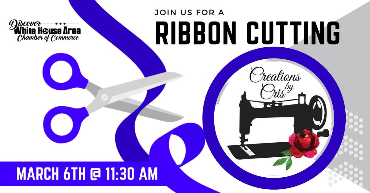 Ribbon Cutting for Creations By Cris