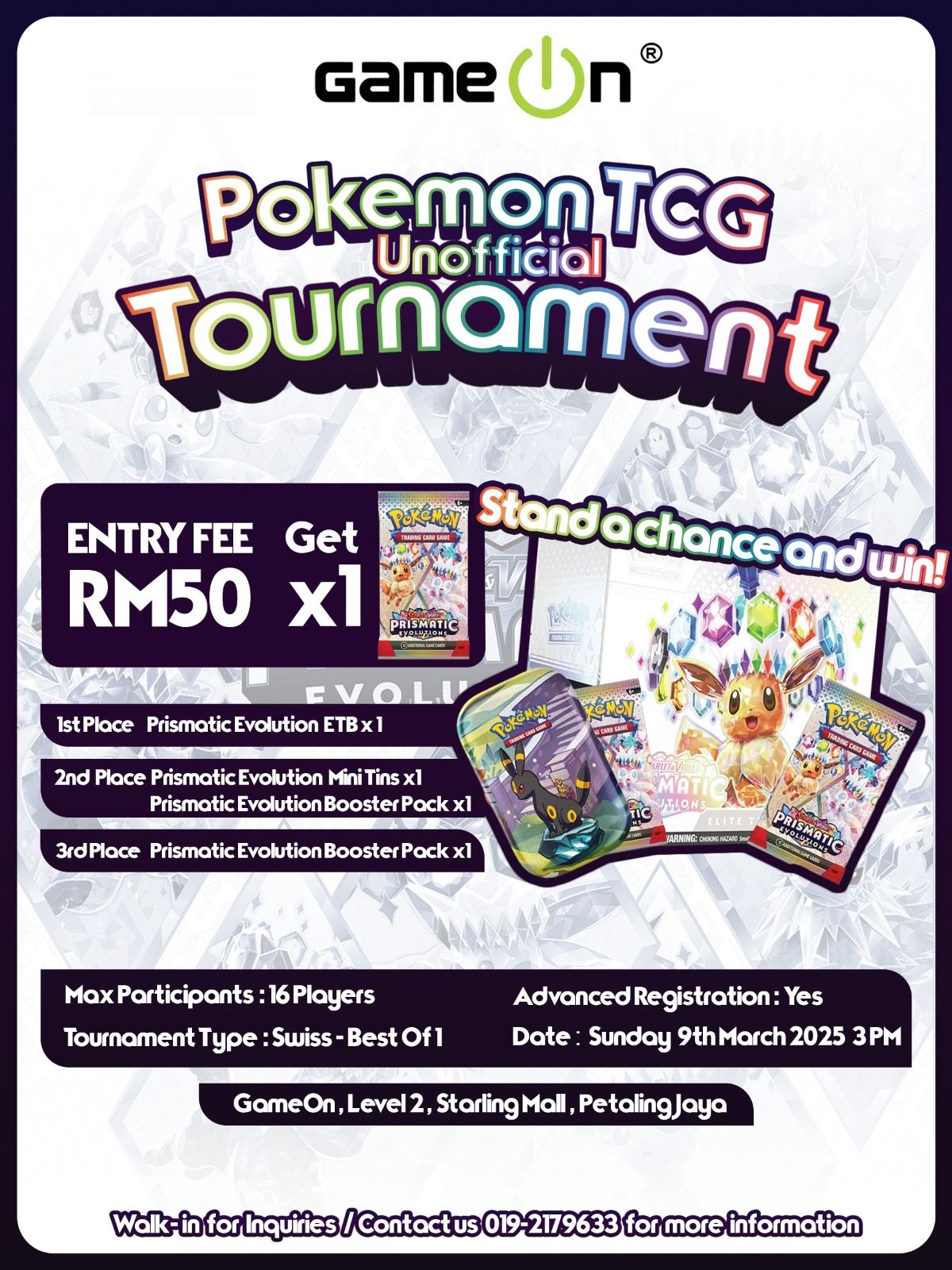 GameOn's Pokemon TCG Tournament #1