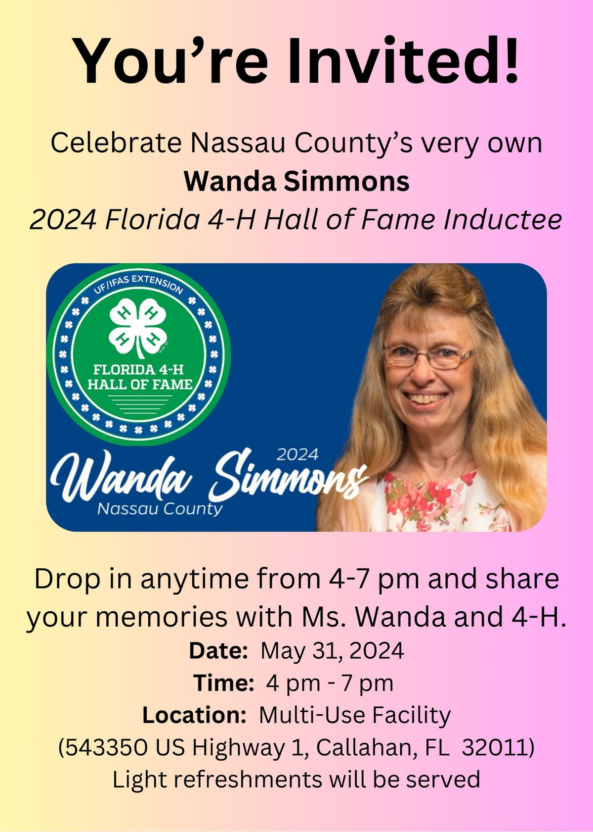 Celebrating Wanda Simmons