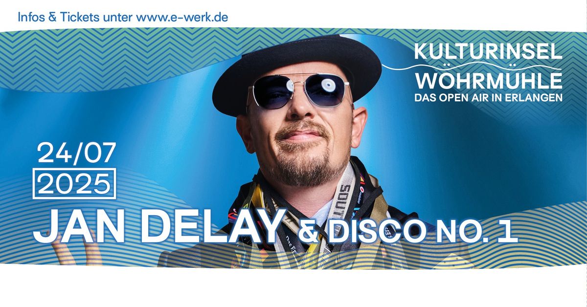 Jan Delay & Disko No.1 \u2022 Erlangen \u2022 Kulturinsel W\u00f6hrm\u00fchle