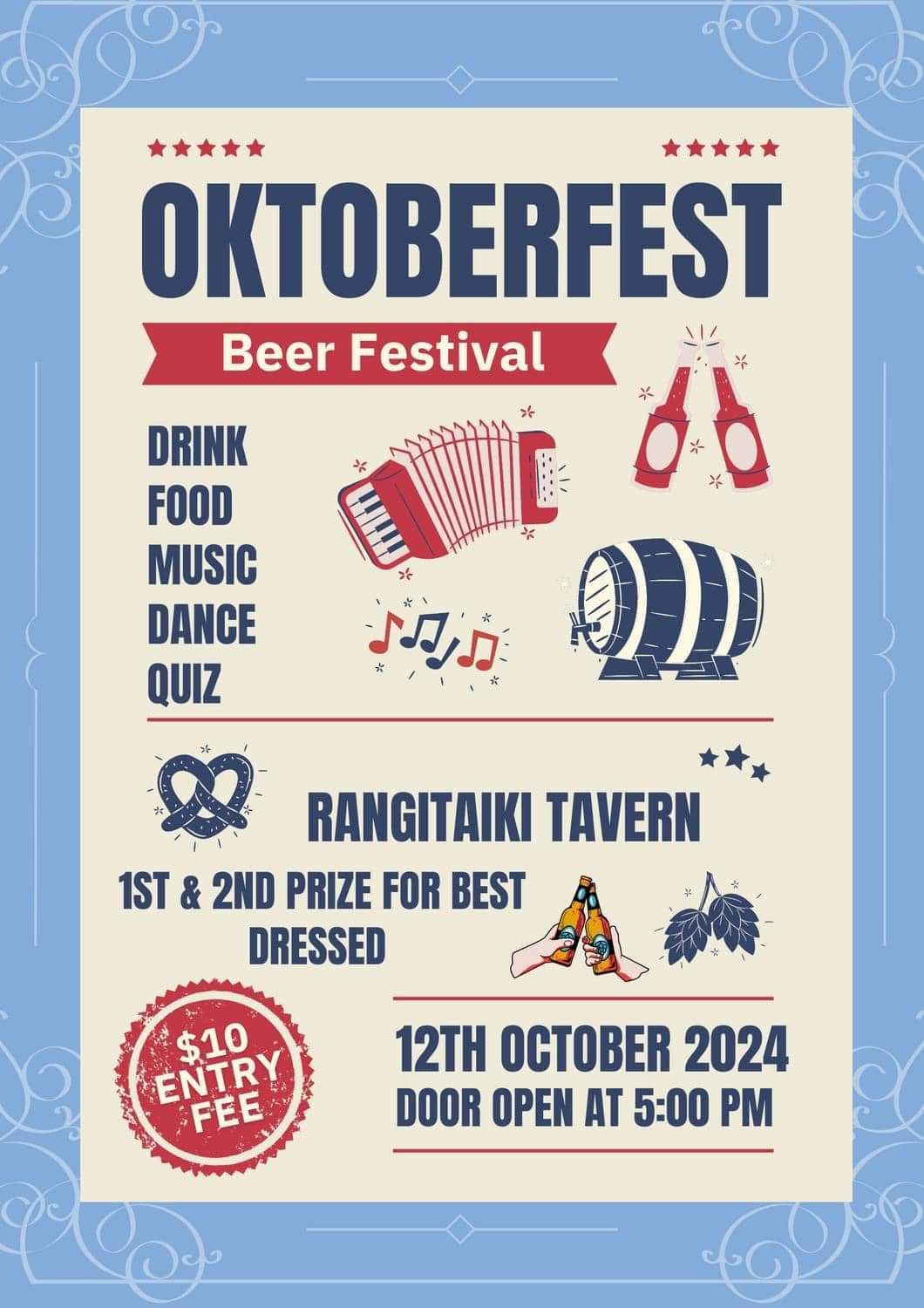 Oktoberfest - Beer festival and Fun Night at the Rangitaiki Tavern with Done Deal