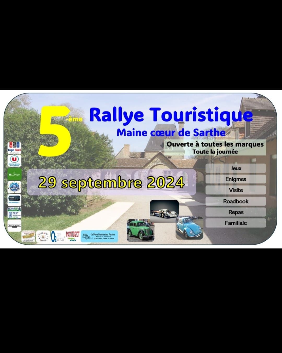 Rallye Touristique Maine C\u0153ur de Sarthe 