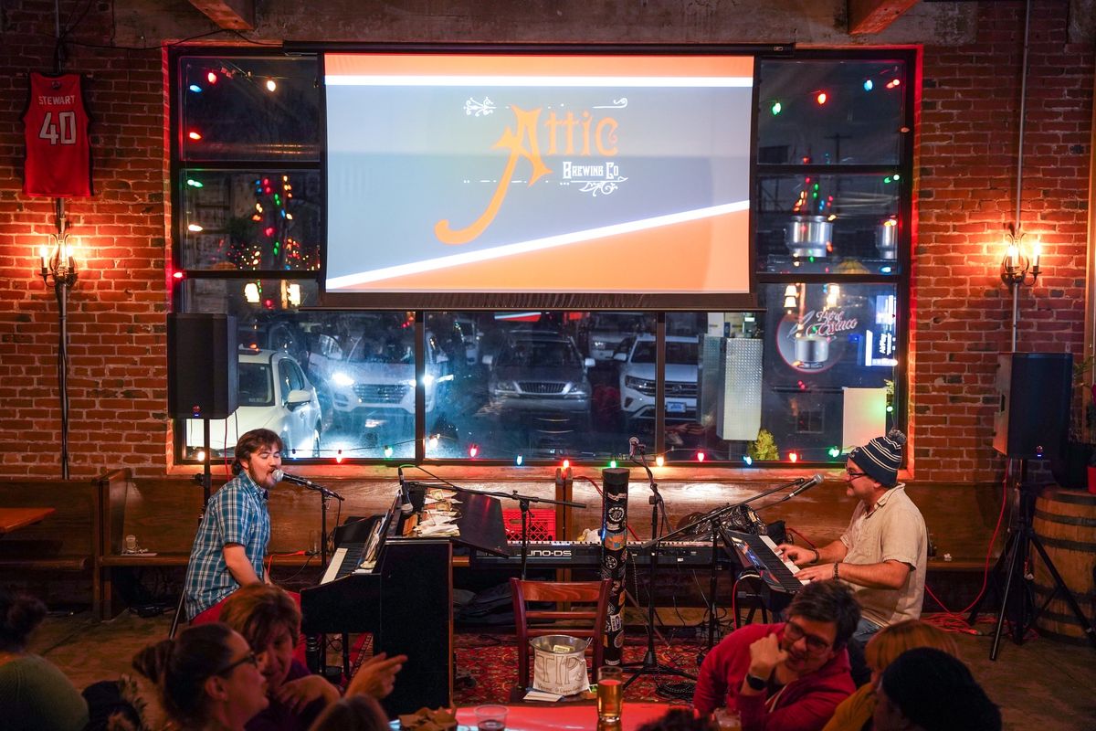 176ers Dueling Pianos returns to Philly @ Attic Brewing!