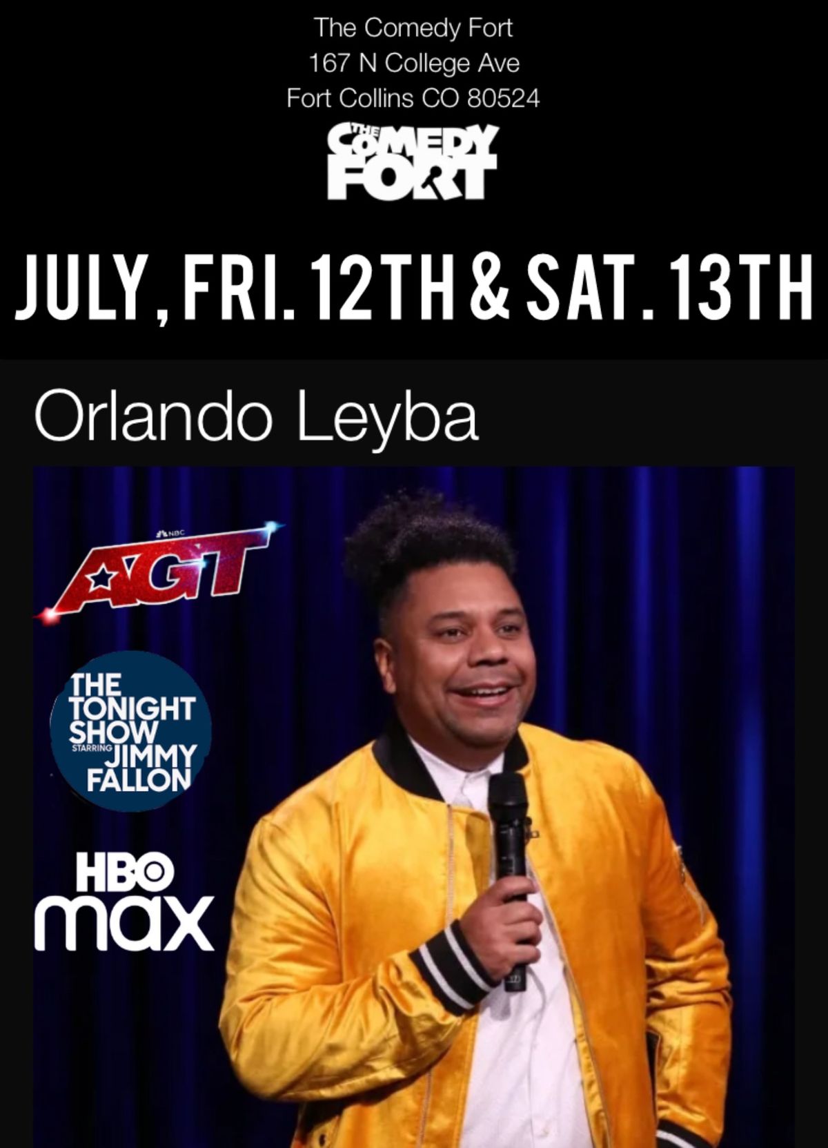 Orlando Leyba Live at The Comedy Fort