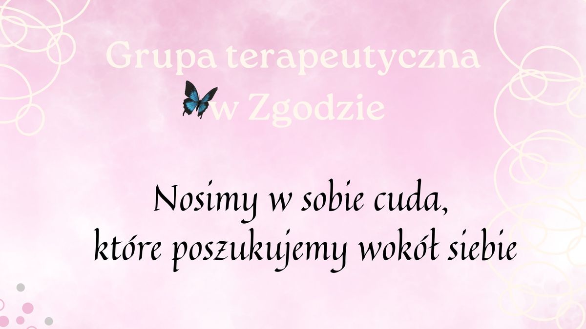 Grupa terapeutyczna dla os\u00f3b doros\u0142ych