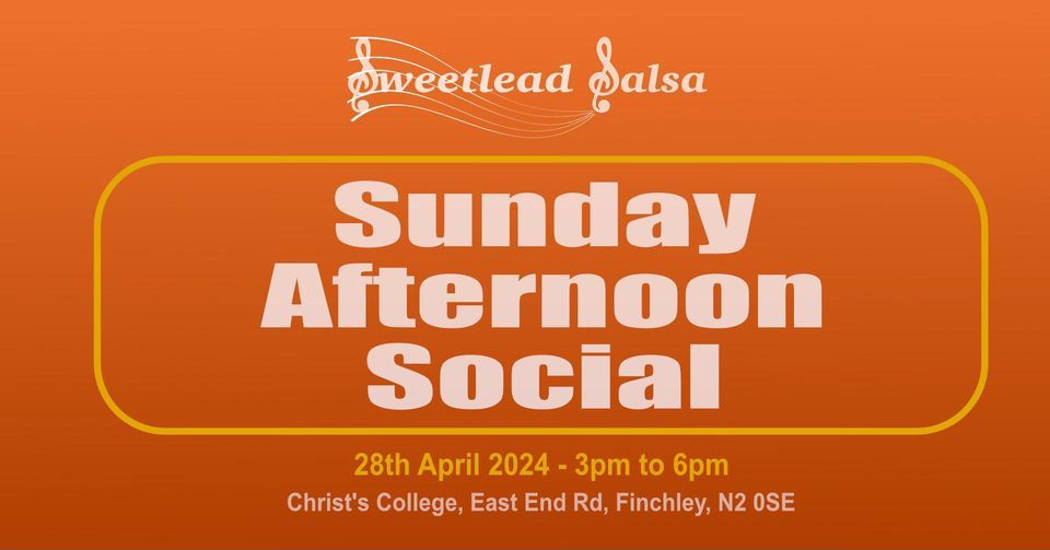 Sweetlead Sunday Afternoon Salsa Social