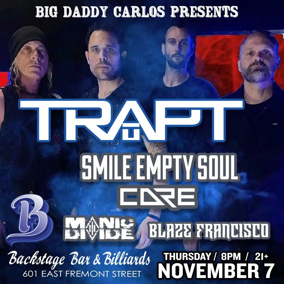 Trapt with Smile Empty Soul and Core