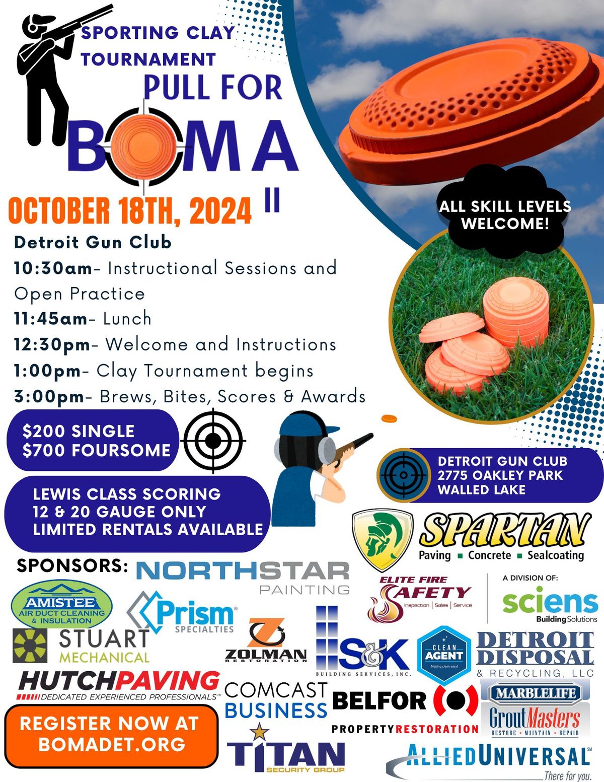 Building Owners and Managers Association of Metro Detroit's second annual Sporting Clay Shoot