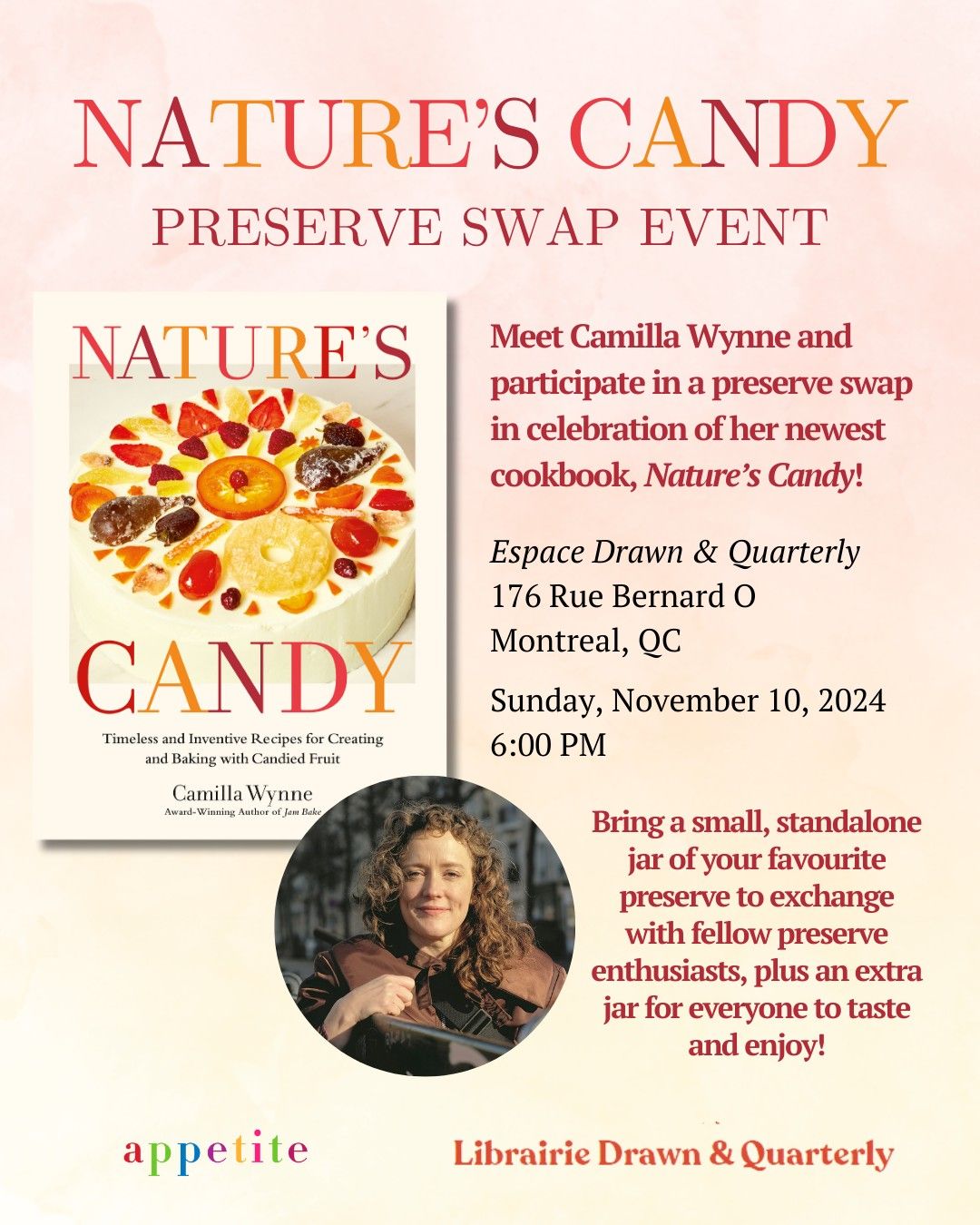 Nature's Candy Preserves Swap with Camilla Wynne