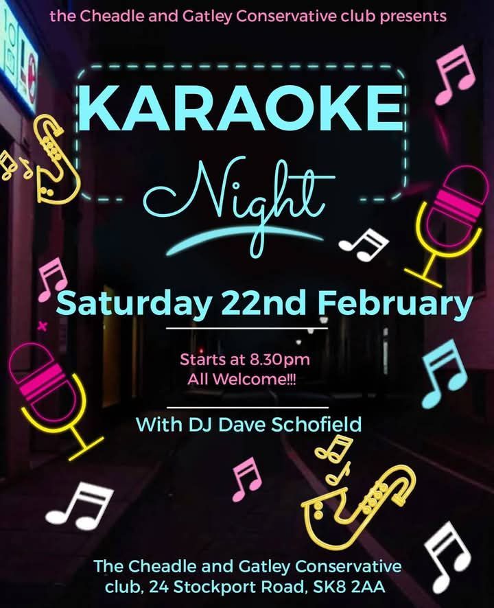 Karaoke @ Cheadle Con Club 