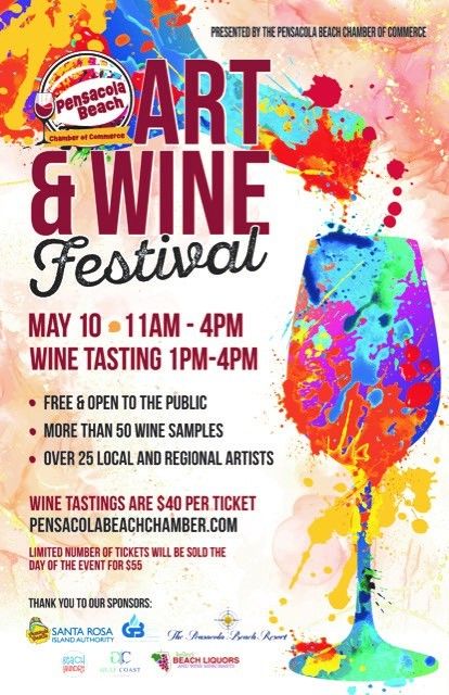 2025 Art & Wine Festival Pensacola Beach