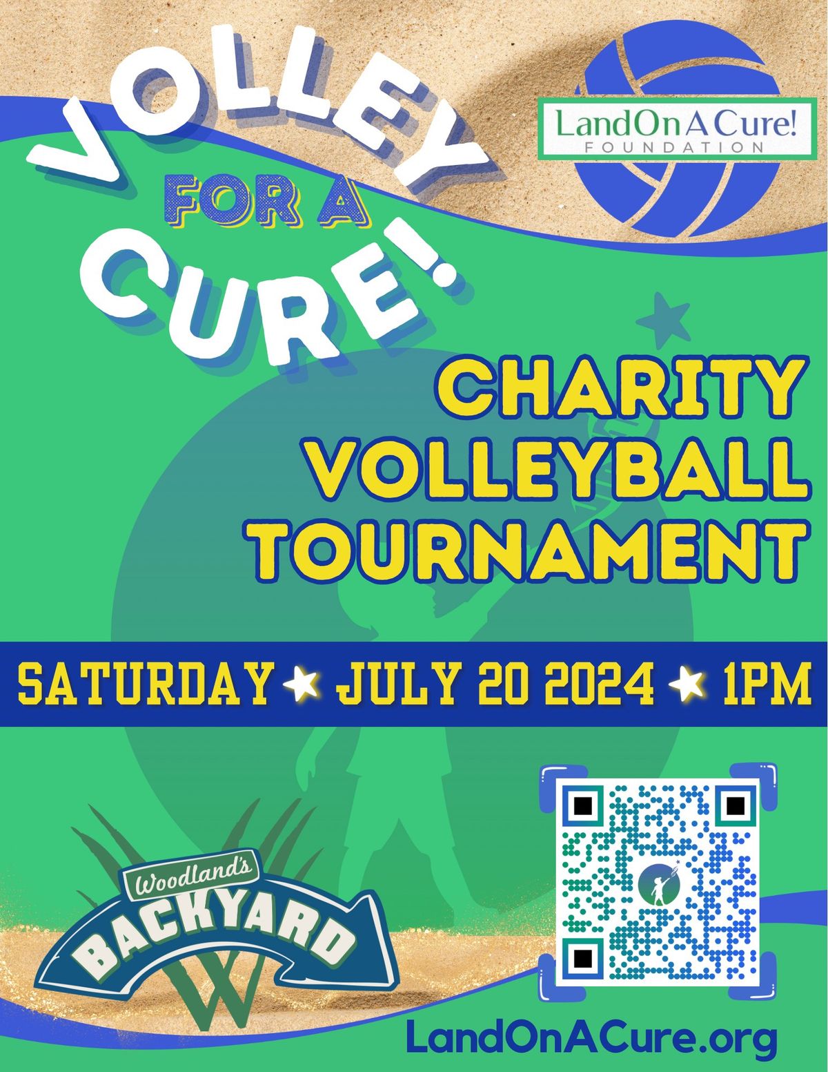 Volley For A Cure 2024! Coed 6s Tourney and Fundraiser