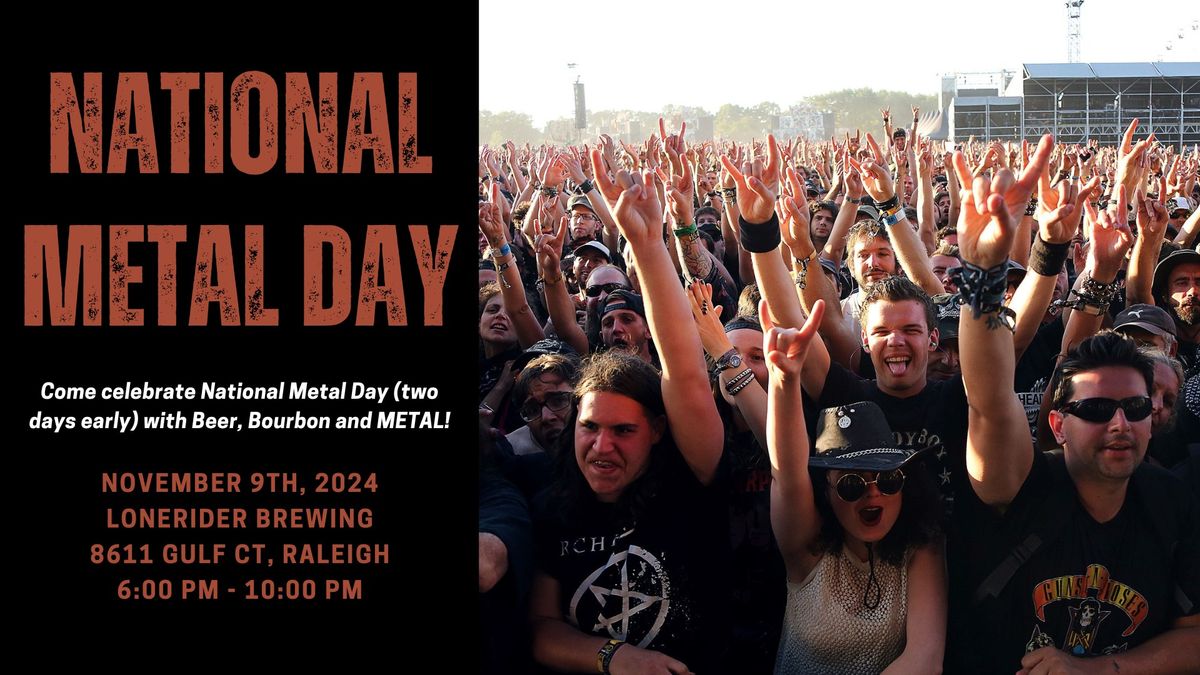 National Metal Day at Lonerider Brewing