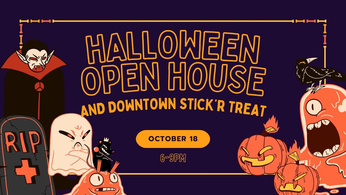 MWM Halloween Stick'R Treat and Open House Party