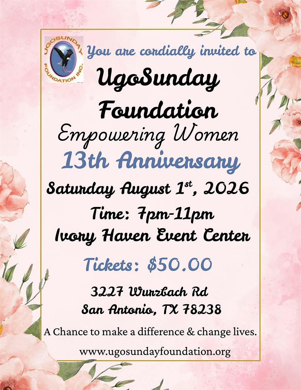 UgoSunday Foundation Annual Fundraising Gala