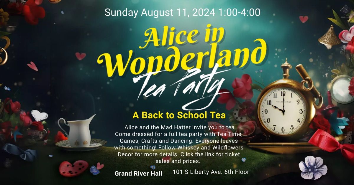 Back to School Tea with Alice 