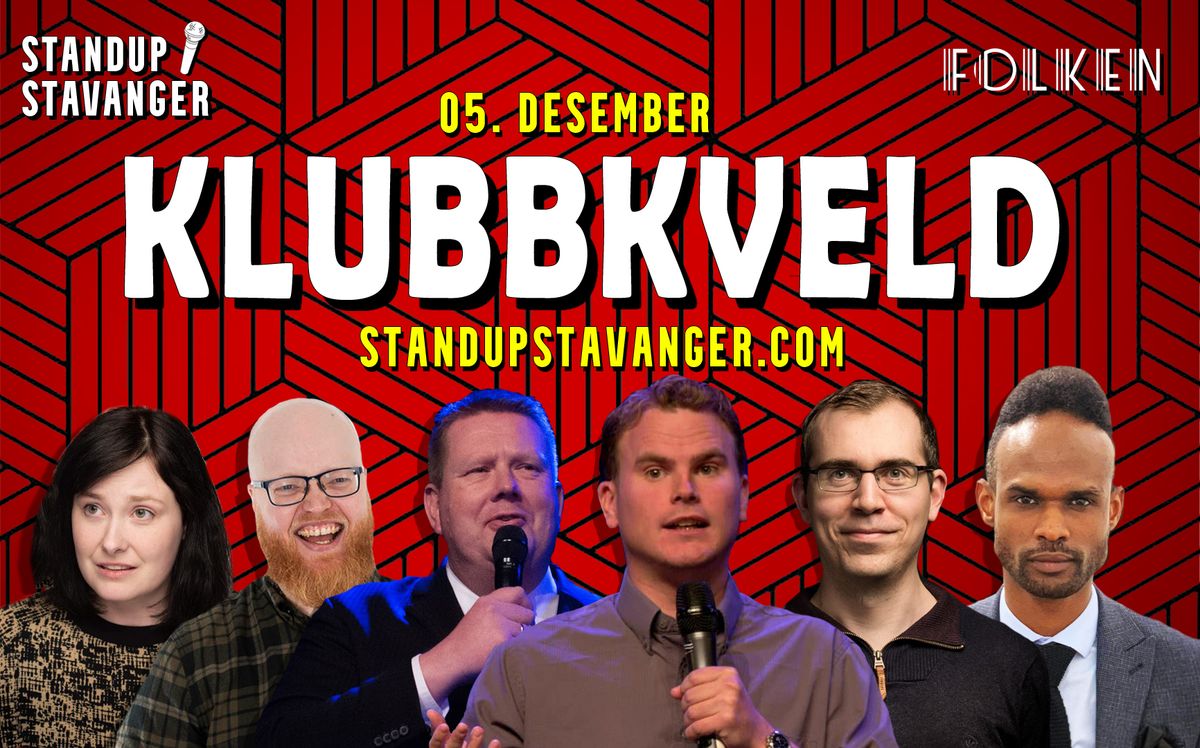 Standup Klubbkveld p\u00e5 Folken - 05. desember