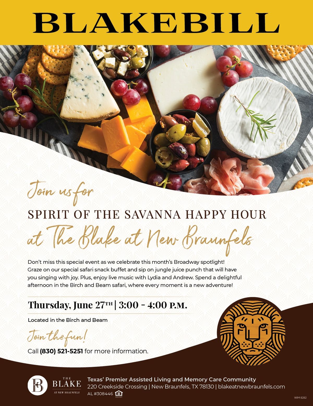 Spirits of the Savanna Happy Hour