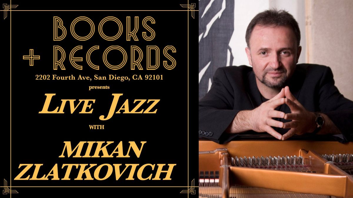 Books + Records Presents: BRUNCH + Live Jazz with Mikan Zlatkovich
