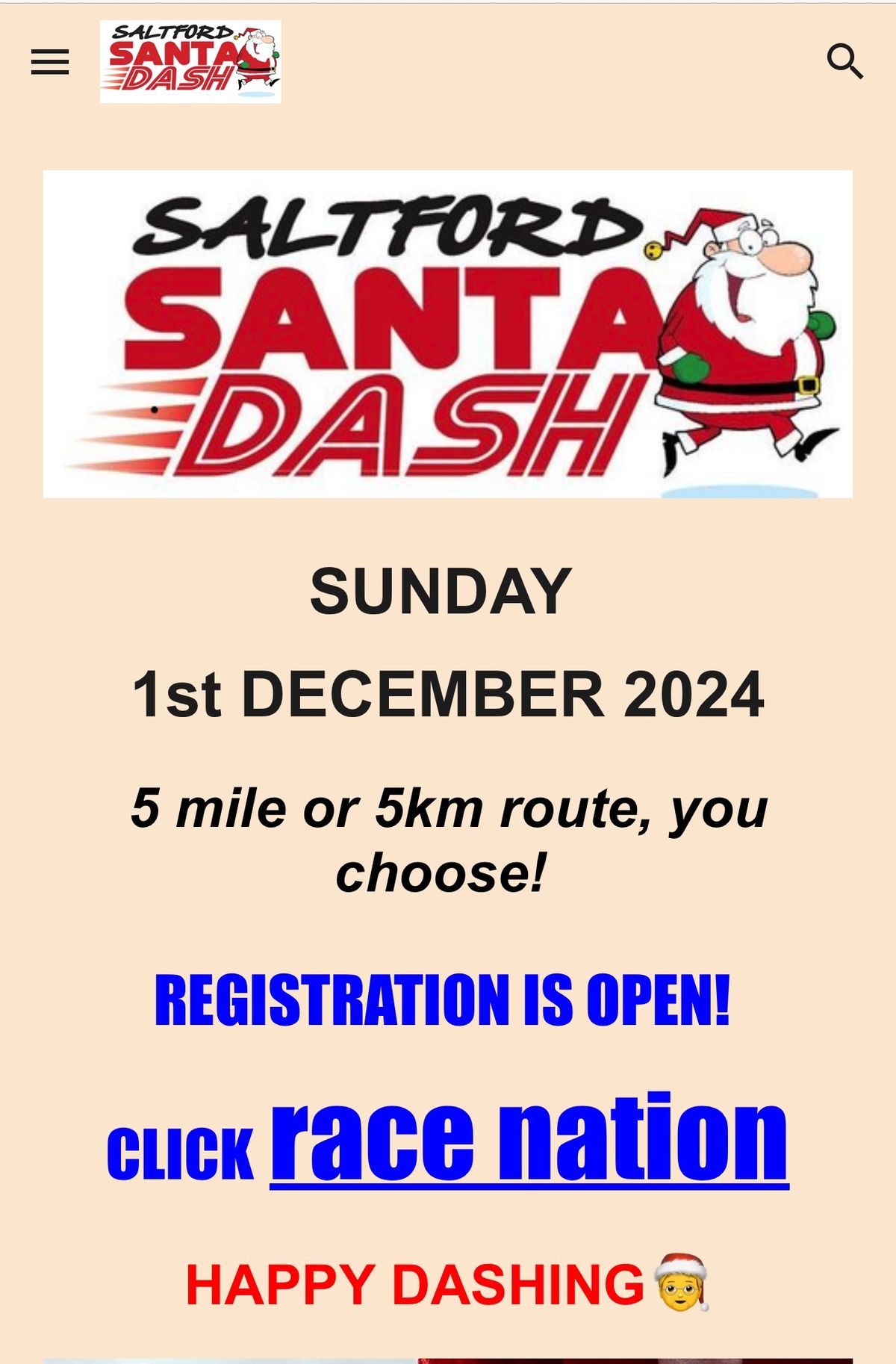 Saltford Santa Dash