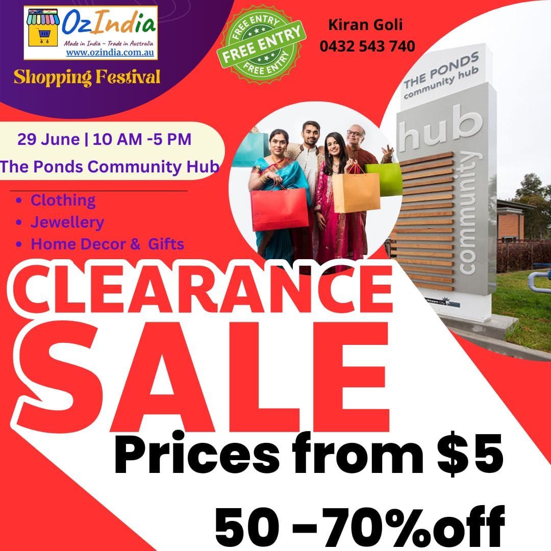 OzIndia EOFY Clearance Sale by Local Businesses