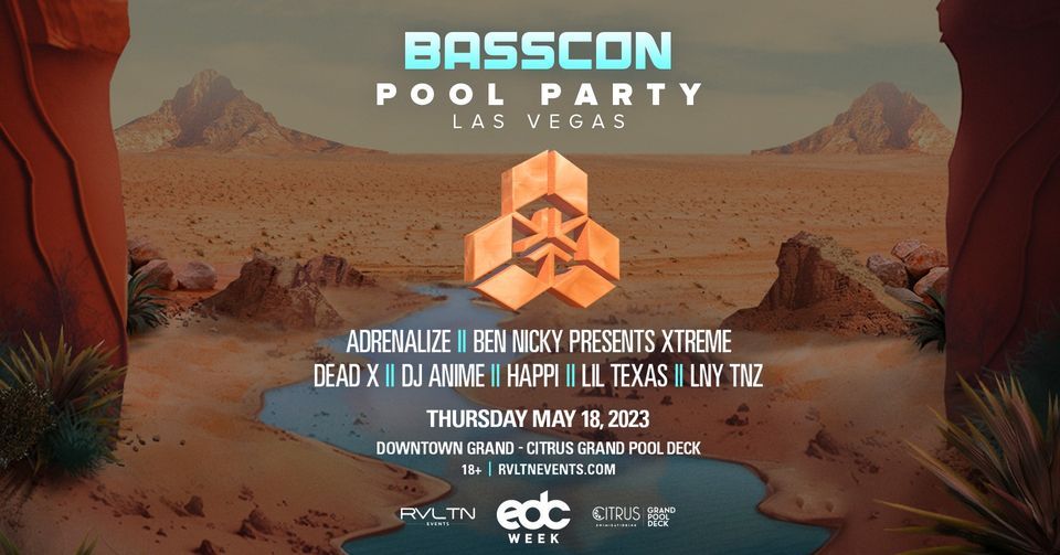 RVLTN & Basscon Presents: Basscon Pool Party LV w\/ Ben Nicky, Lil Texas, Adrenalize + More (18+)