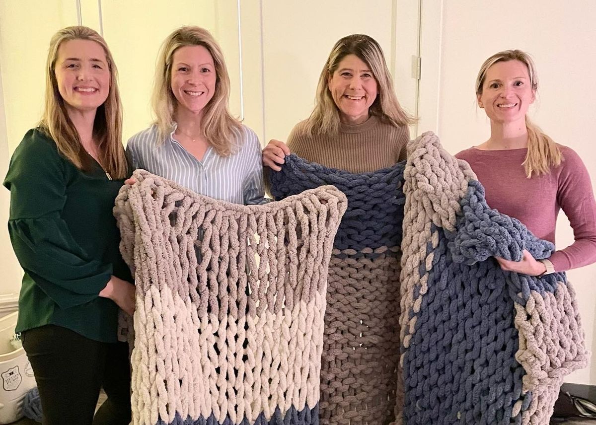 Vitamin Sea Brewing Plymouth- Chunky Knit Blankets