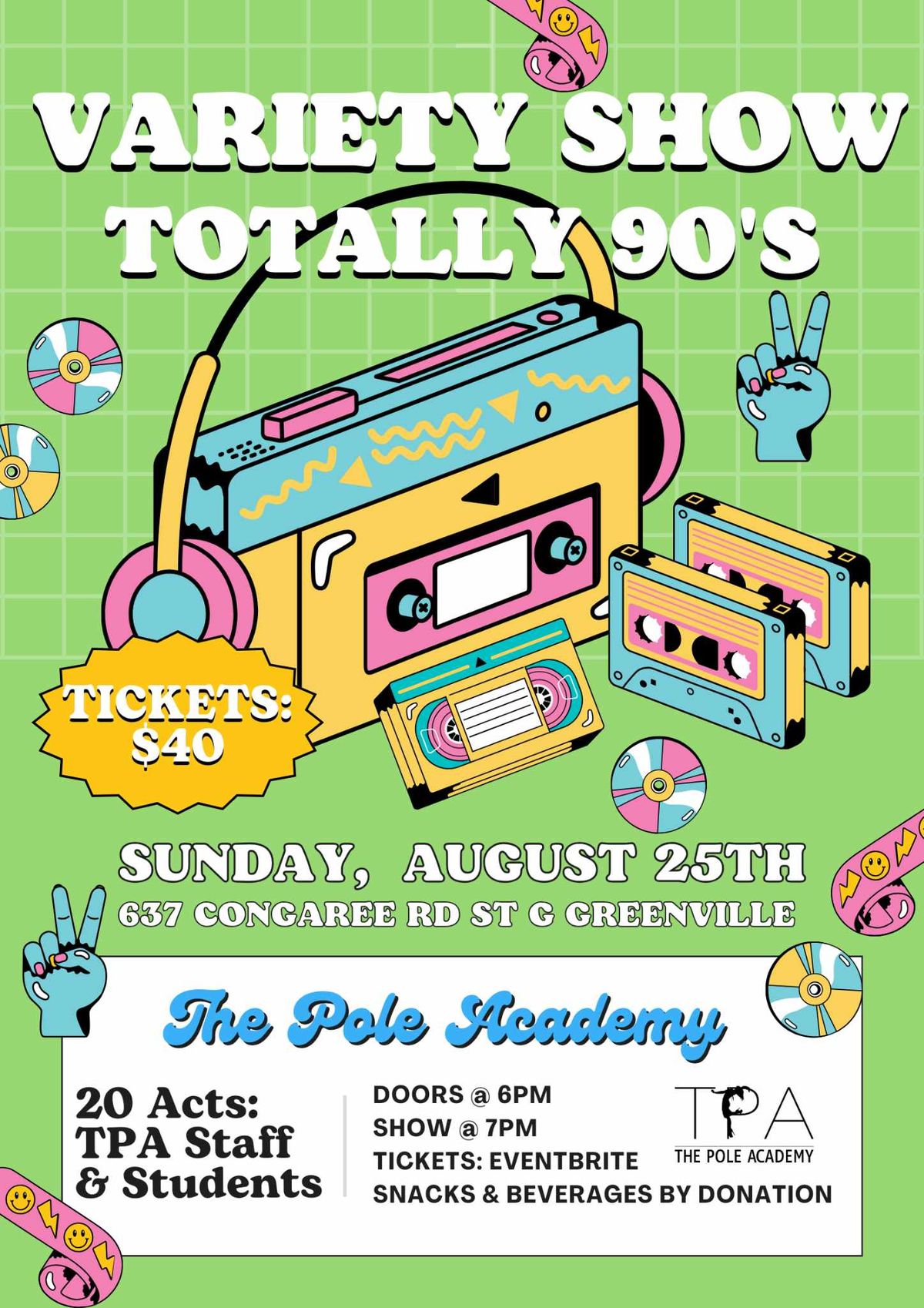 TPA's Totally 90's Student Showcase