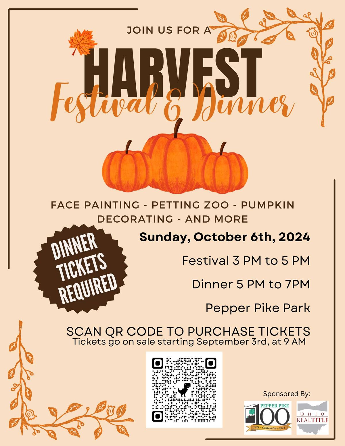 Harvest Festival & Dinner