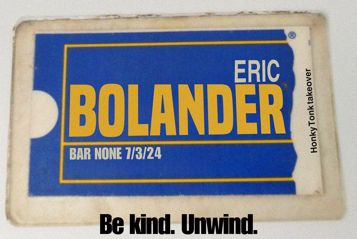 FREE LIVE MUSIC with ERIC BOLANDER 