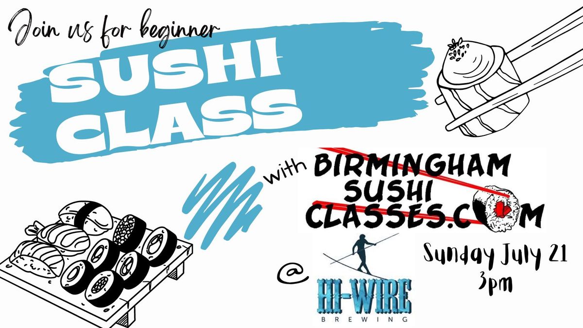 Beginner Sushi Class-Birmingham