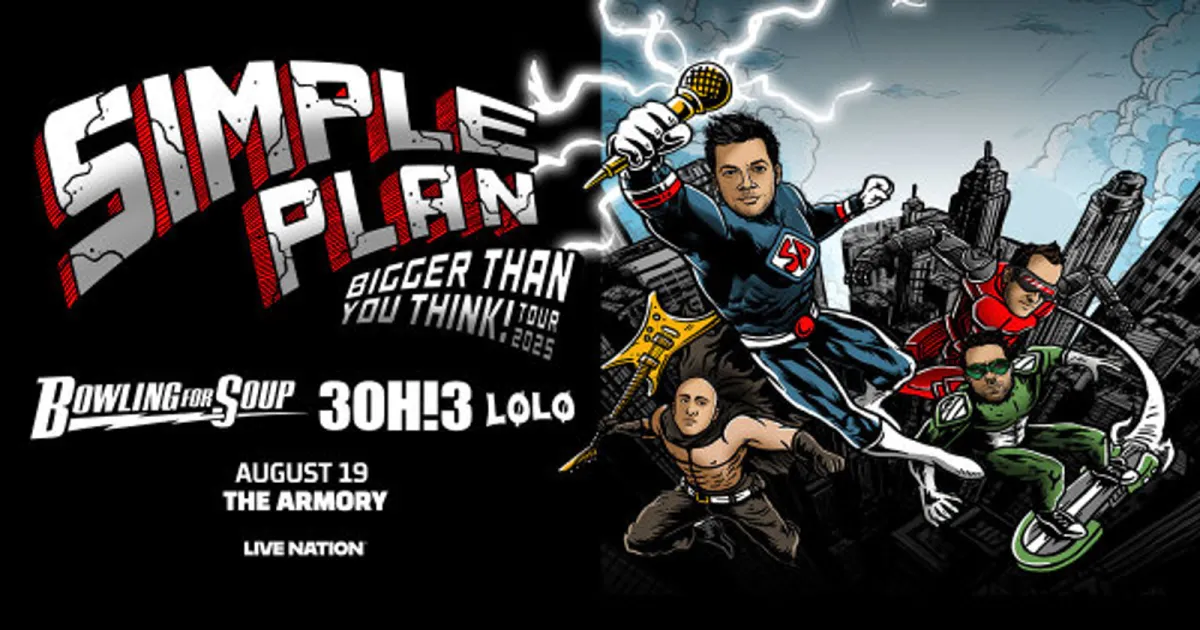 Simple Plan with 3OH!3, Bowling for Soup, and Lolo