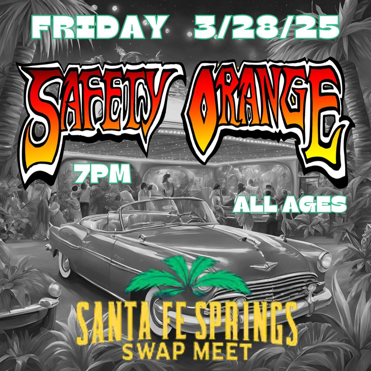 Safety Orange at Santa Fe Springs Swap Meet