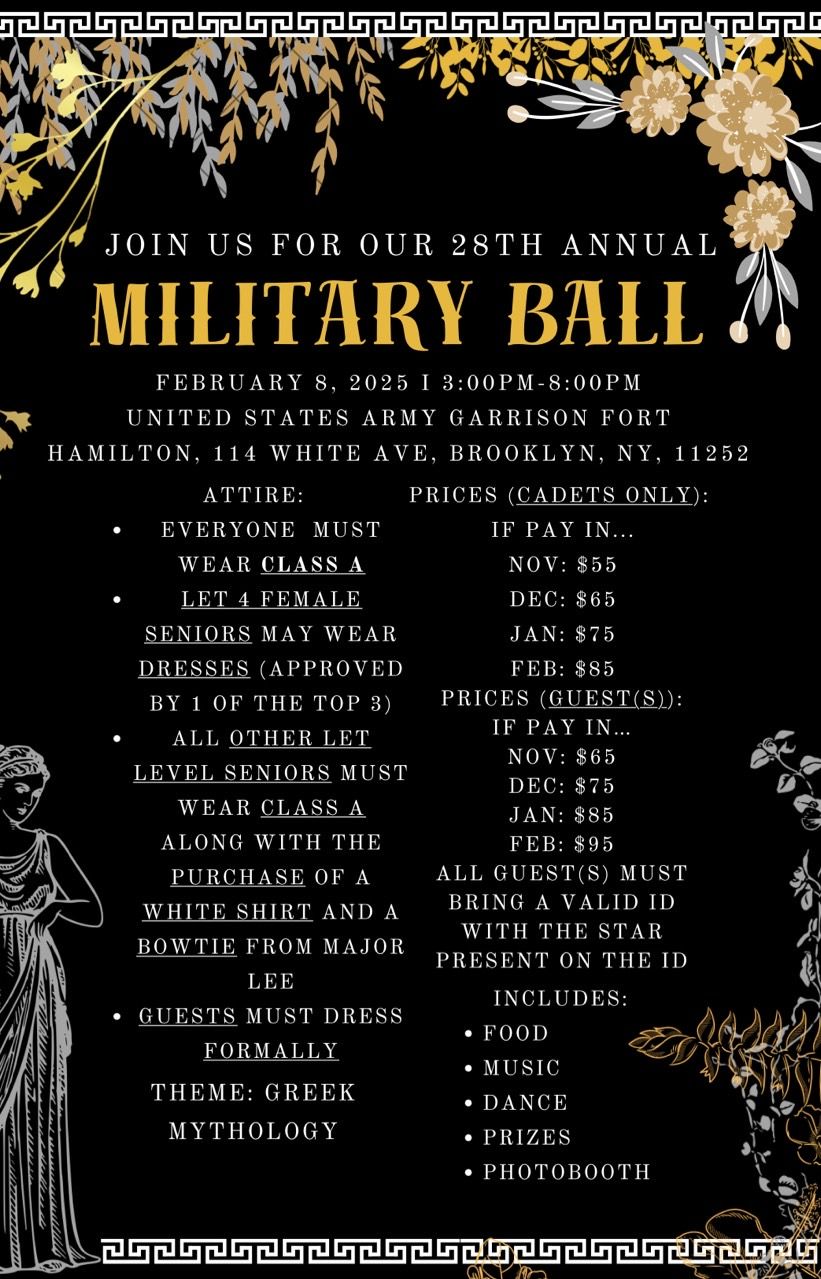 28th Tiger Battalion Military Ball